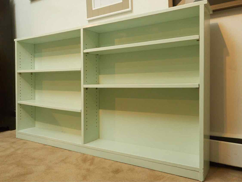 'Cloud Blue' Finish 6 Shelf Bookcase