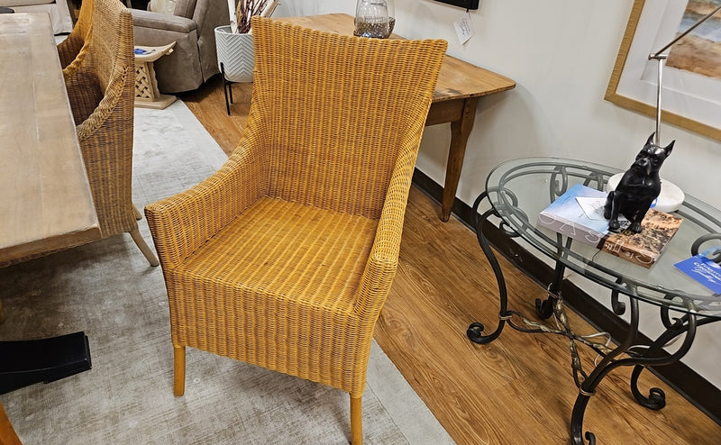 Wicker Wing Chair