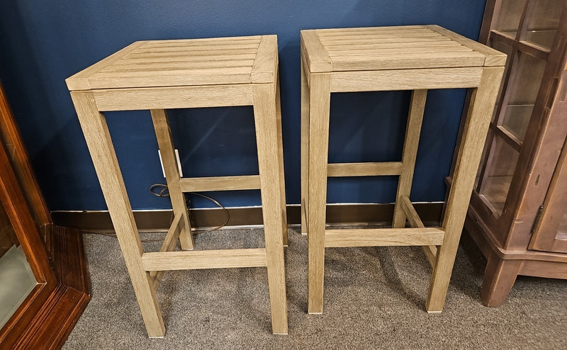 Pair of Pottery Barn Outdoor Bar Stools