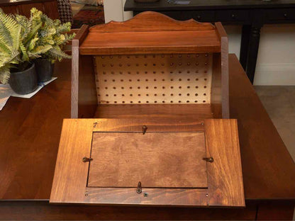 Stained Wood' Harvest Appler' Bread Box