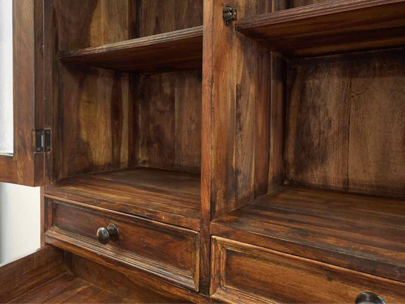 Rustic Bar Cabinet W/ Wine Storage