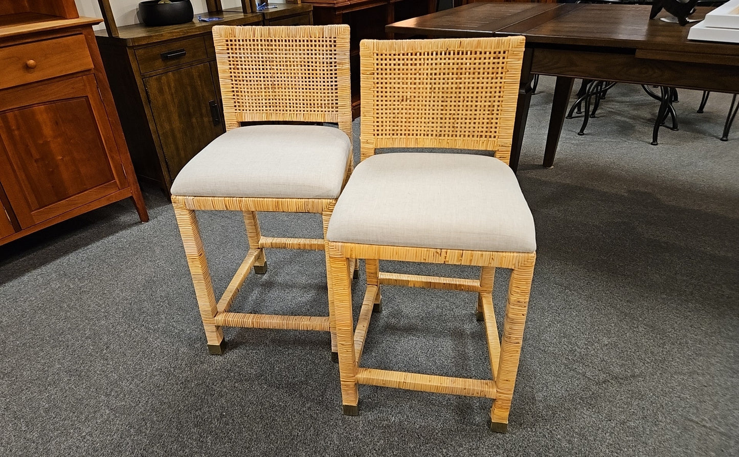 Meadow Blu Pair of  'Whitney' Counter Stools