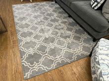 Pottery Barn Grey and Ivory Rug