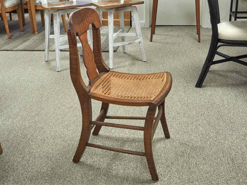 Tiger Maple Splat Back Dining Chair