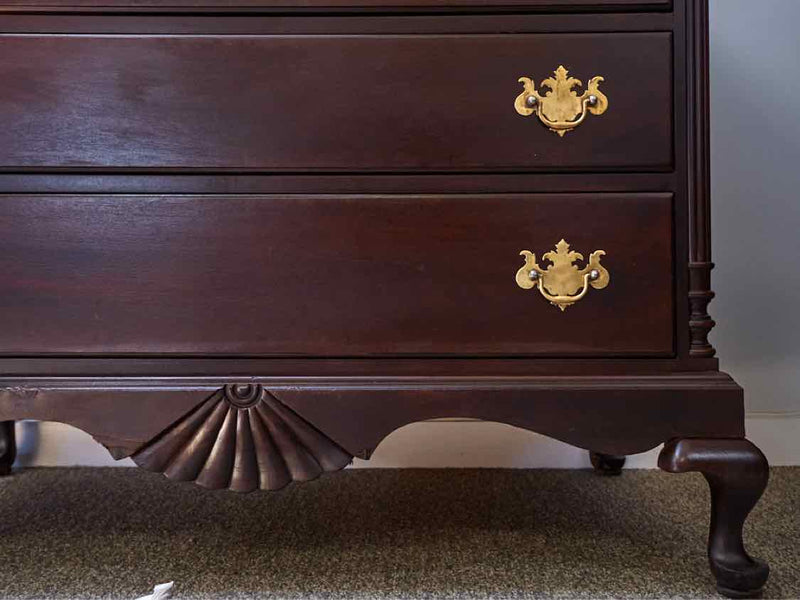 Paine Mahogany Chest With Fluting