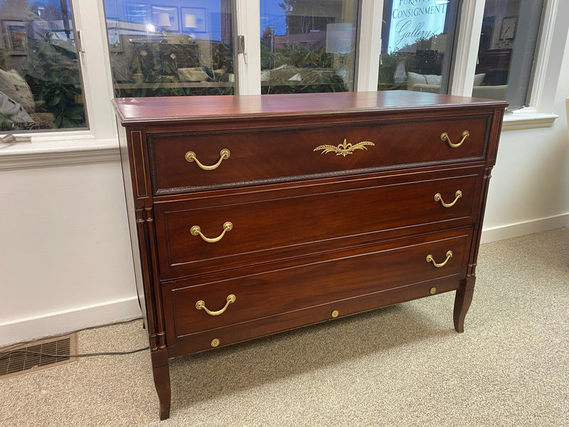 Northern Furniture Co Three Drawer Mahogany Dresser