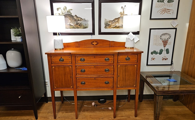 Vintage Mahogany Hepplewhite Style Sideboard