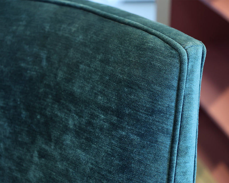 Arhaus  Laris Chair in Emerald Velvet