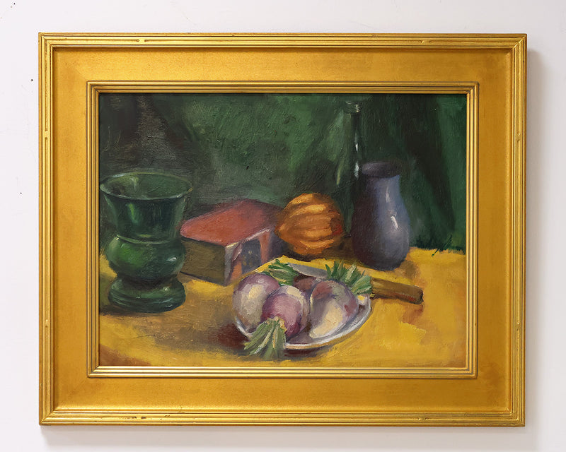 Still Life with Vegetables - Original Oil Painting