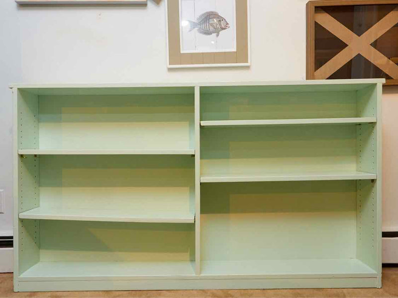 'Cloud Blue' Finish 6 Shelf Bookcase