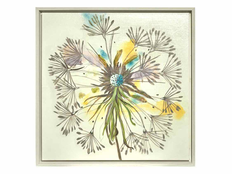 Framed Canvas: Dandelion I