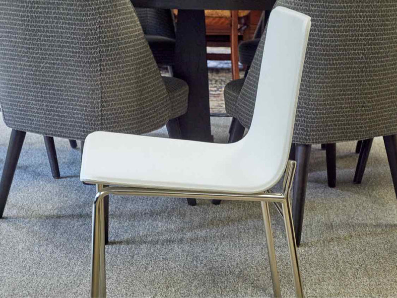 Set of 4 CB2 'Strut' Dining Chairs