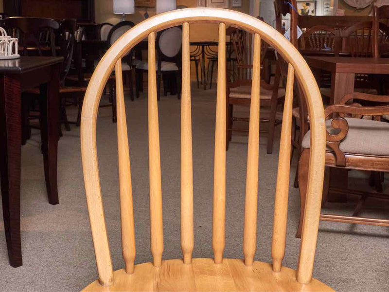 Set of Maple Windsor Style Dining Chairs