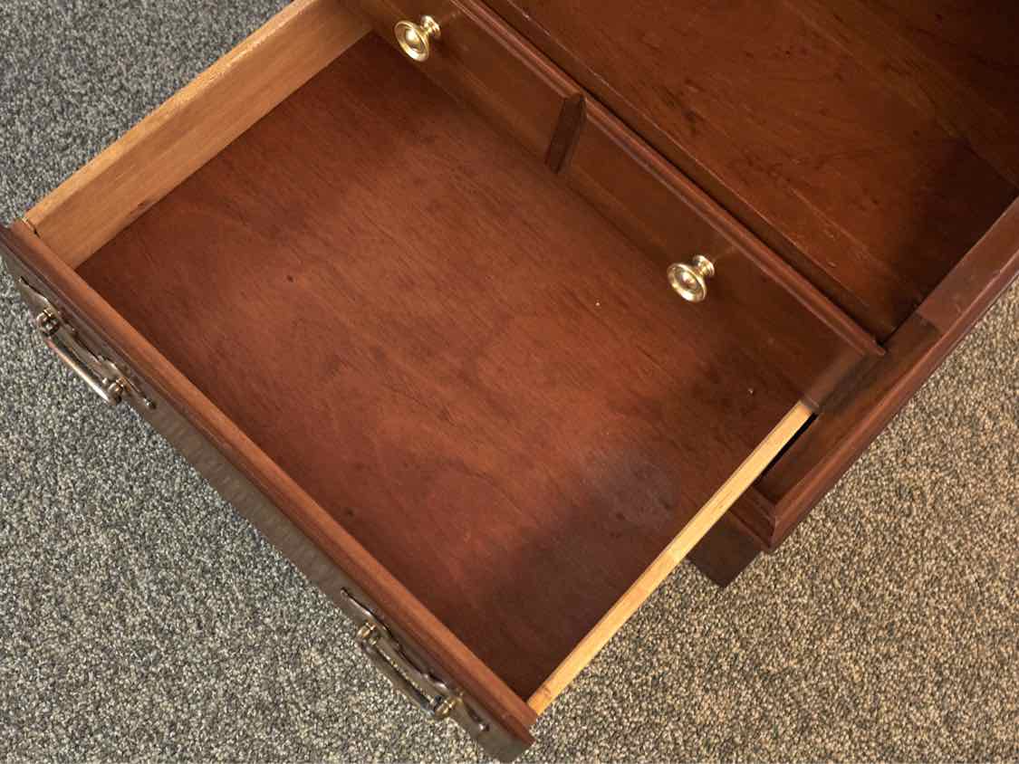 Permacraft Solid Cherry Two Drawer Nightstand