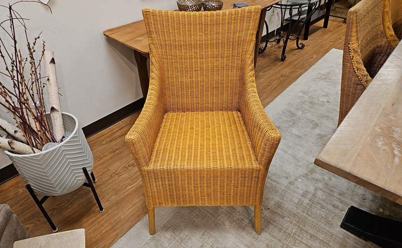 Wicker Wing Chair