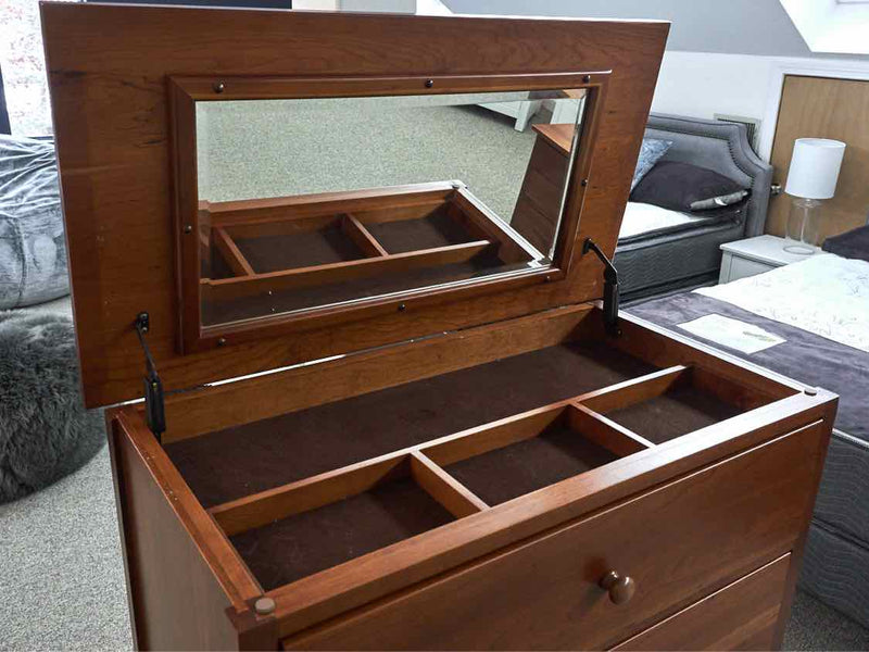 A America Solid Cherry Lift Top Chest