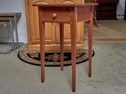 Solid Cherry 1 Drawer Shaker Style Legs Side Table