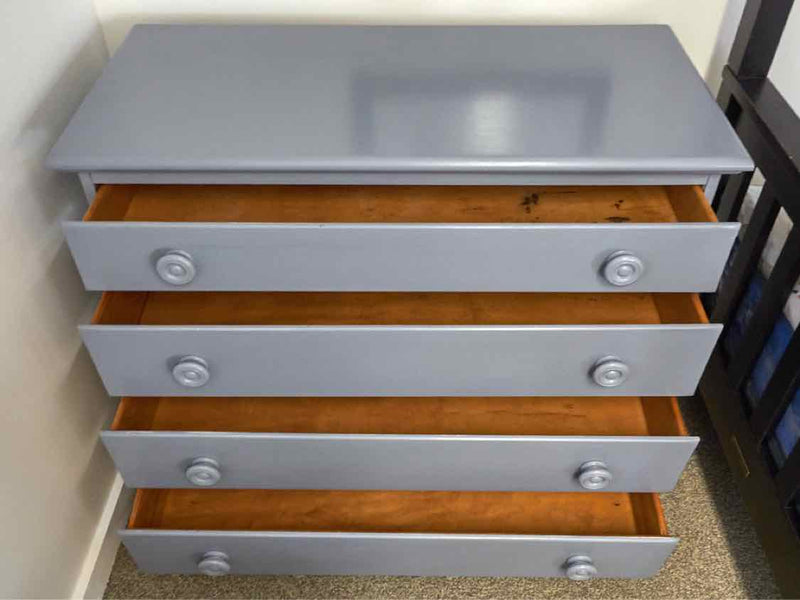 Four Drawer Chest in Cool Blue