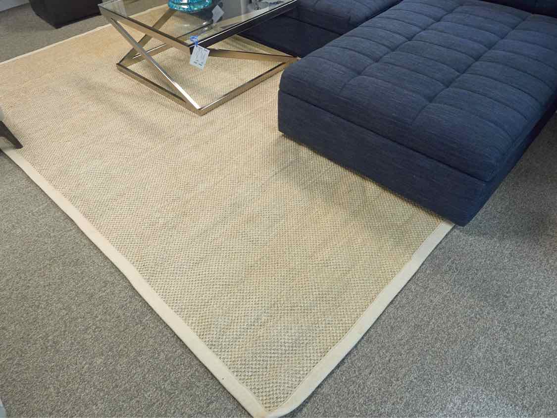 Sisal Area Rug with Border