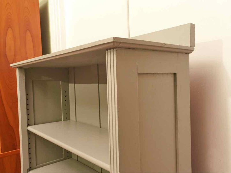 'Ocean Shore Gray' Finish 4 Shelf Bookcase