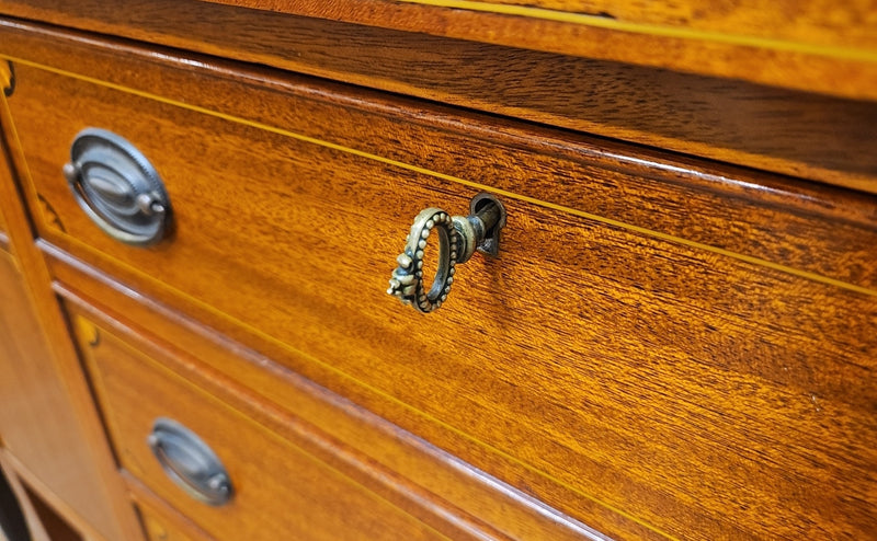 Vintage Mahogany Hepplewhite Style Sideboard