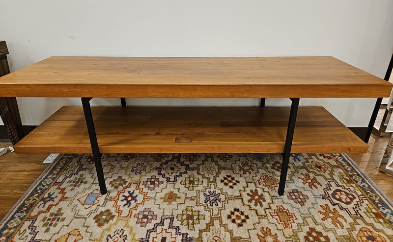 Wood Topped Accent Table