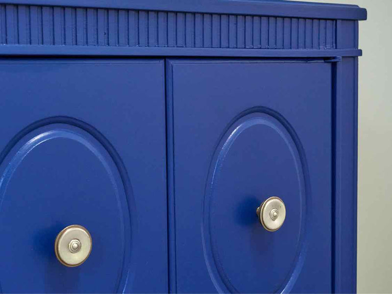 Royal Blue Bedside Chest