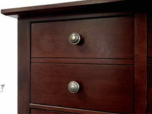 Kincaid Gathering House 10-Drawer Chest in Dark Cherry Finish with Brass Pulls