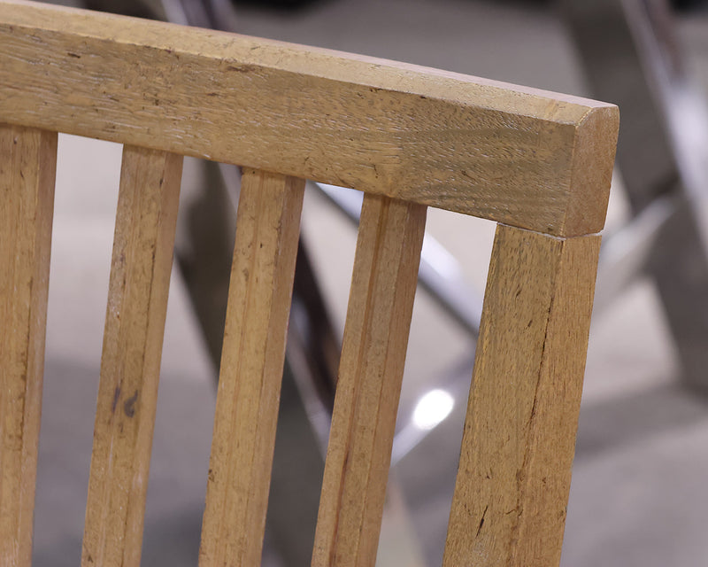 Universal Trestle Table & Set of 4 Chairs in Cream & Grey Wash Oak