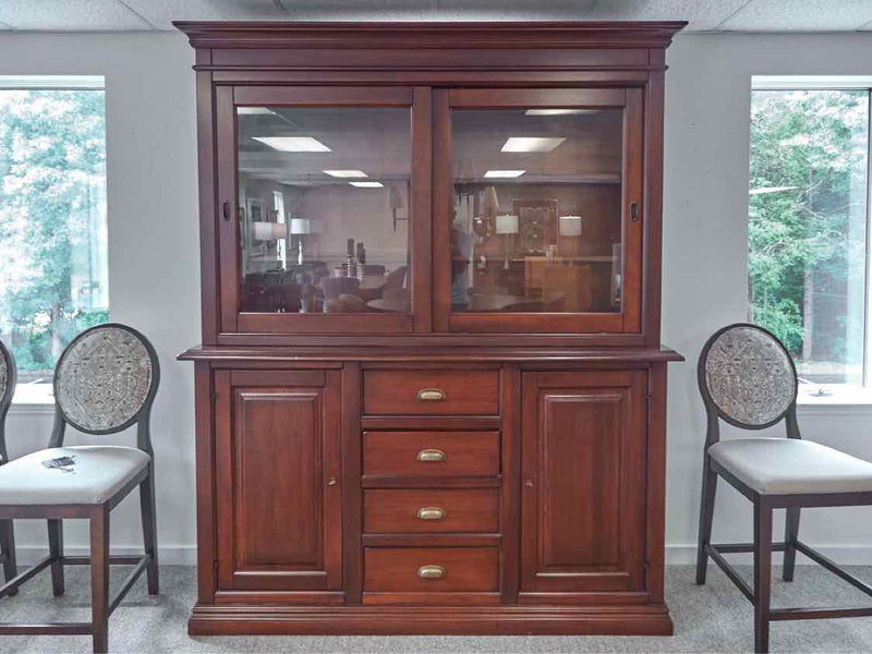 Arhaus 'Tuscany' Two Piece China Cabinet