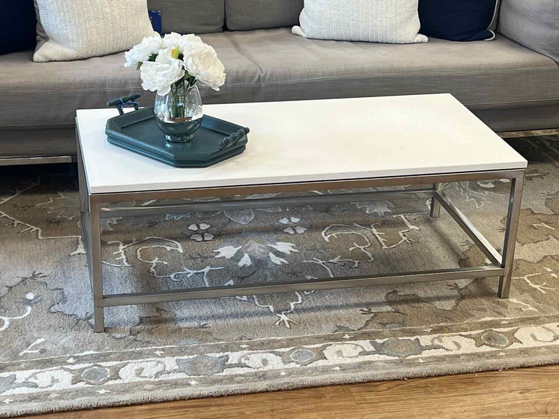 White Lacquer Cocktail Table