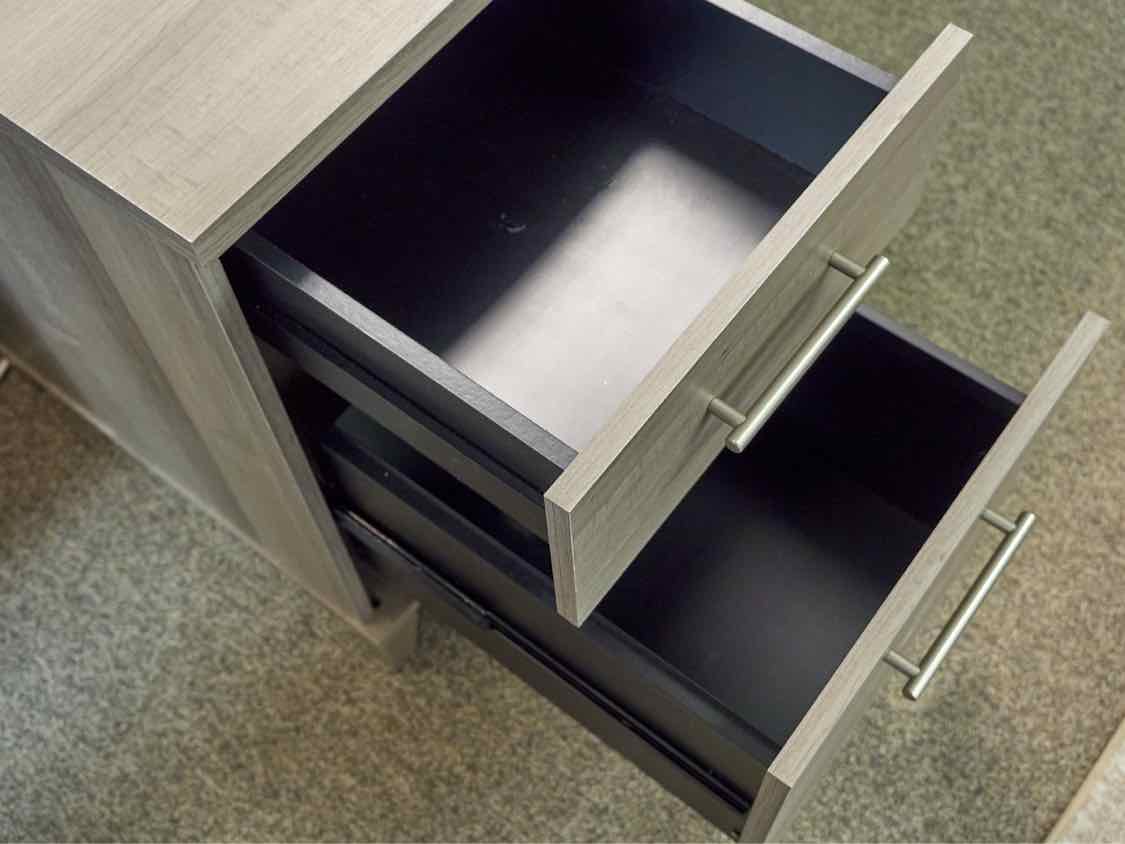 Grey Wash Two Drawer Desk