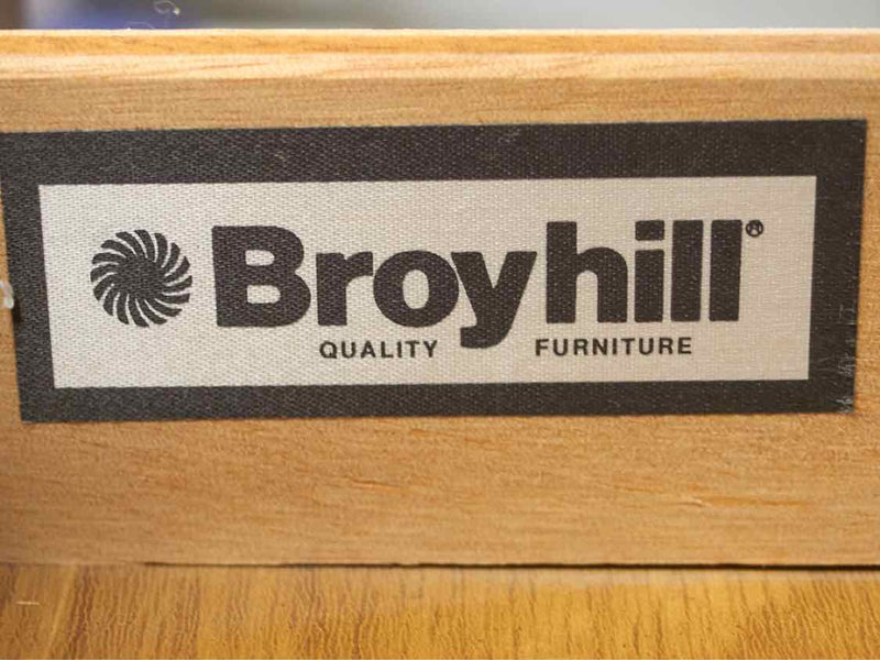 Broyhill Cherry Console W/ Backsplash