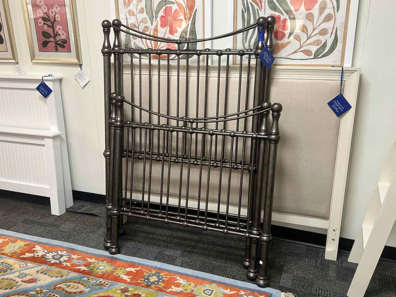 Pair of Ethan Allen Metal Twin Beds