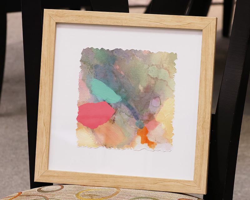 "Seagrass Pastels I" Framed Print