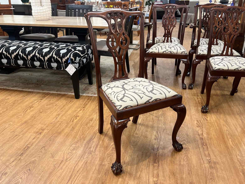 Set of Six Mahogany Chippendale Dining Chairs