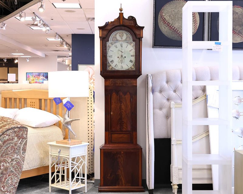 Waring Stockport Grandfather Clock with Hot Air Balloon & Floral Face