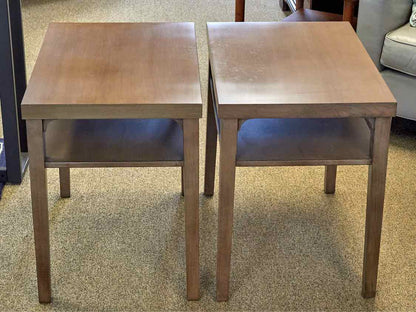 Pair of Sherrill Furniture Rub Through Fnish  Side Tables