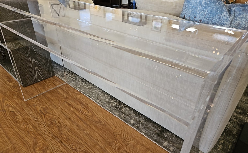 Lucite Console Table