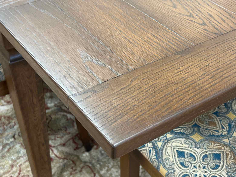 Arhaus Dark Oak Dining Table w/ 6 'Stella' Chairs