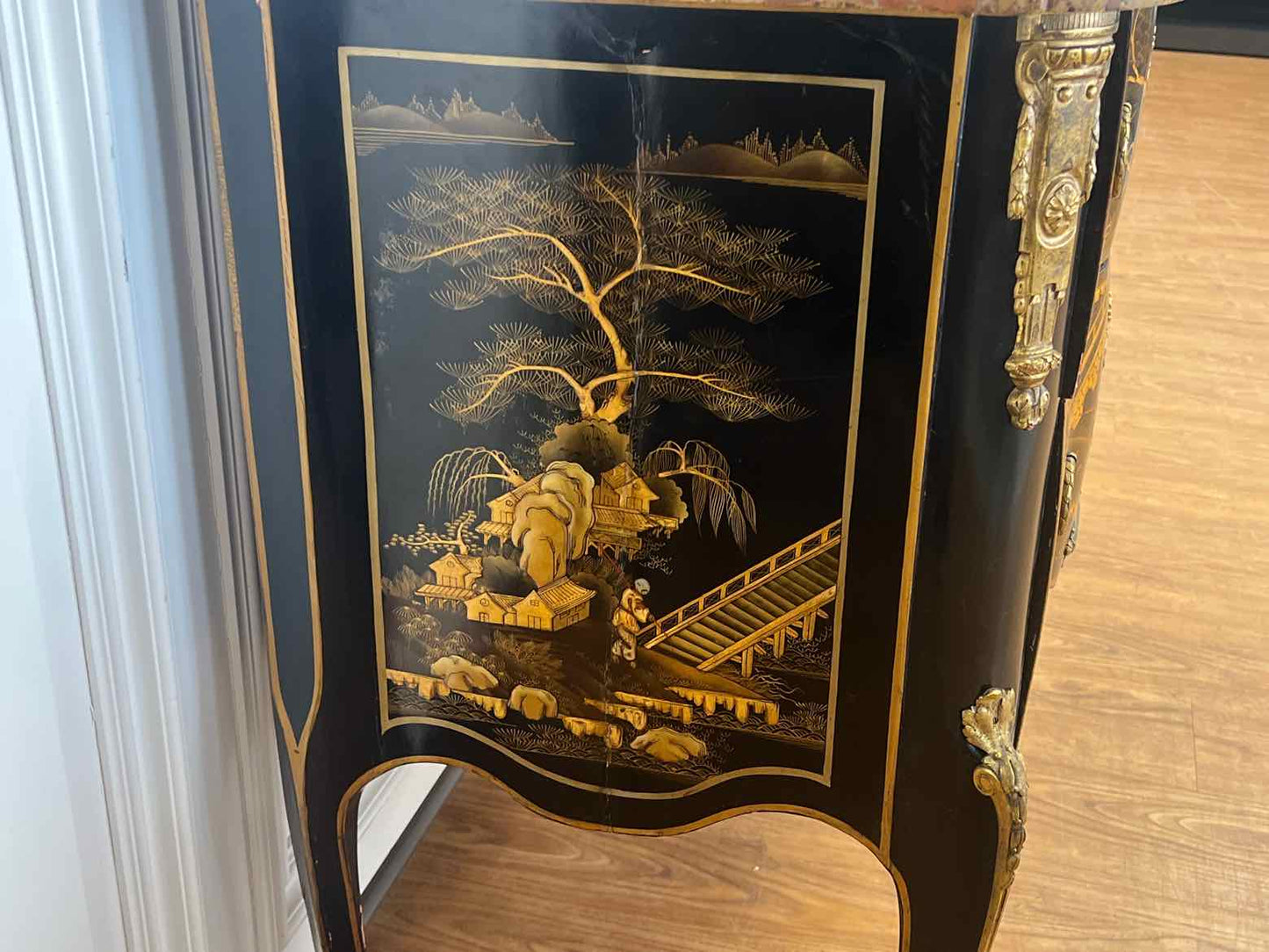 Antique Louis XV Style Chinoiserie Chest