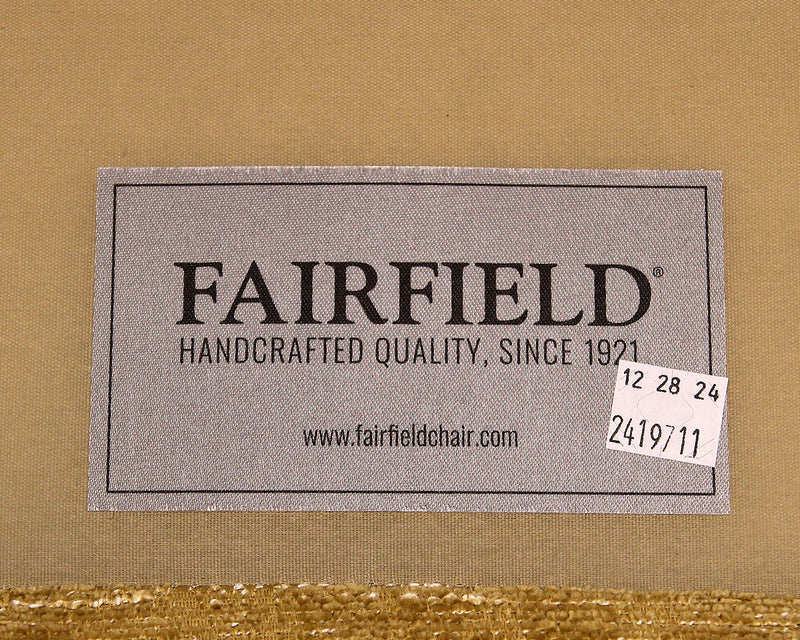 Fairfield 90" 3-Cushion Sofa in Golden Wheat Cenille