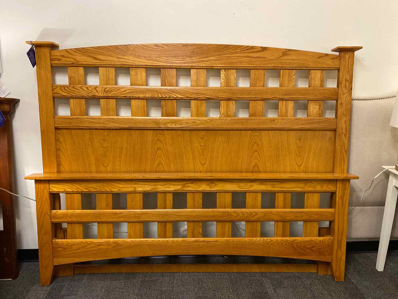 Vaughan Natural Oak King Bed