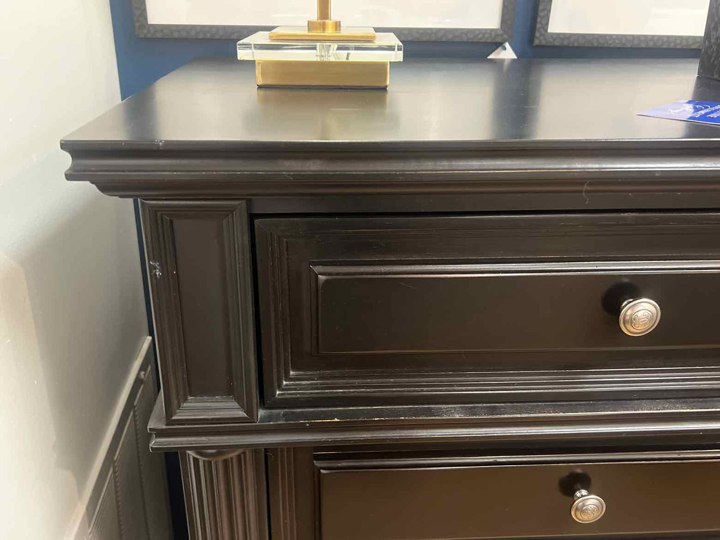 Drexel Black 8-Drawer Dresser