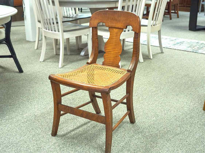 Tiger Maple Splat Back Dining Chair