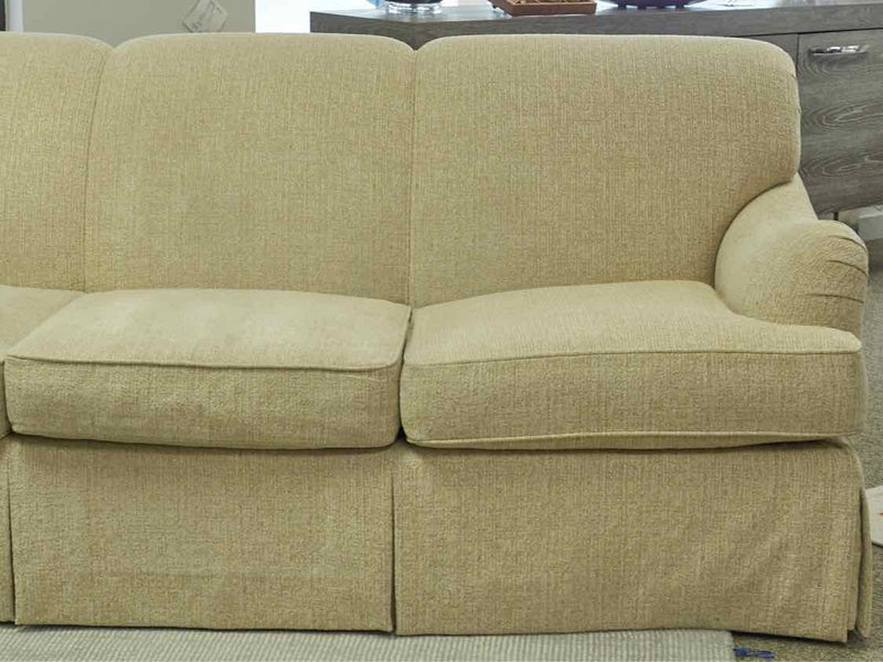 Henredon English Roll Arm Sofa in Camel