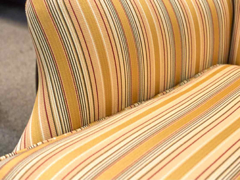 Pair of Sam Moore Striped Arm Chairs