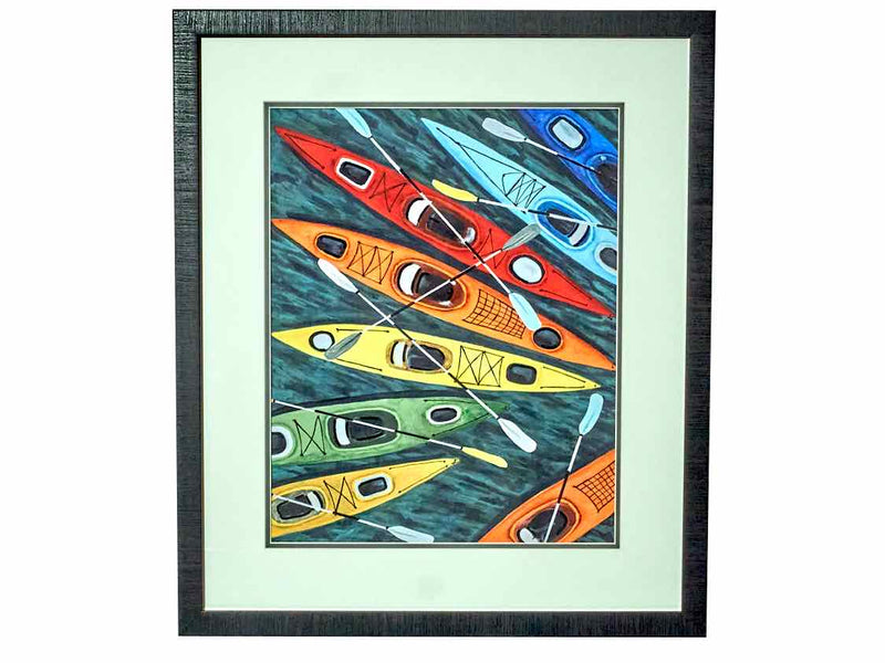 'Colorful Kayaks I'