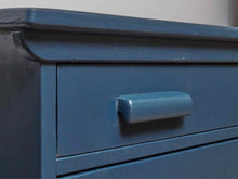 Rock Maple 4 Drawer Chest In Custom Finish 'Midnight Ocean'