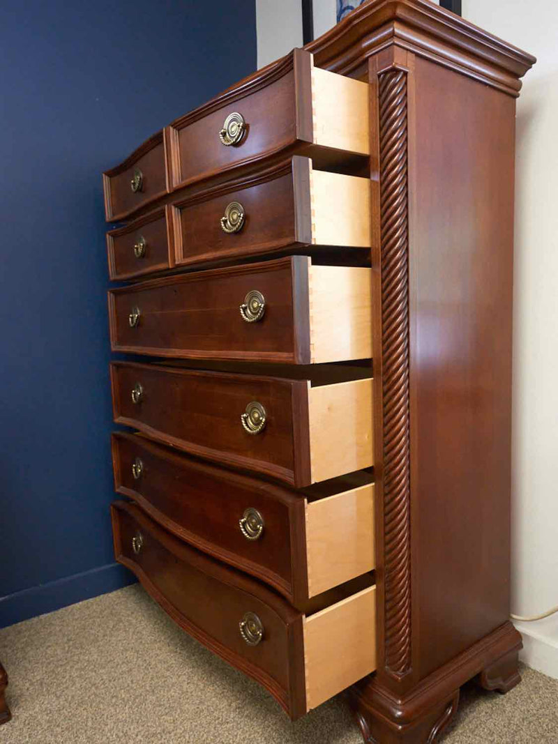 Stanley Cherry Bow Front Chest